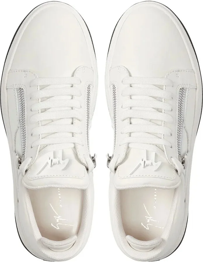 Zip-Details Low-Top Sneakers - Image 4
