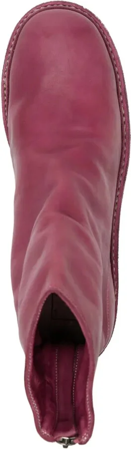 Zip-Fastened Leather Boots - Image 4