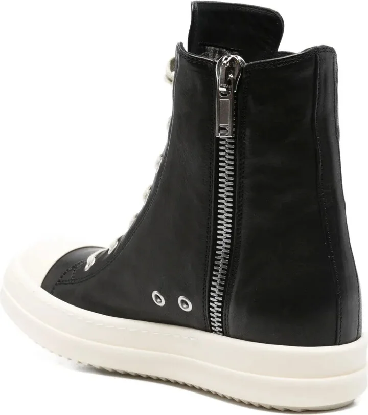 Zip-Fastening High-Top Sneakers - Image 3