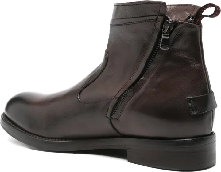 Zip-Fastening Leather Boots - Image 3