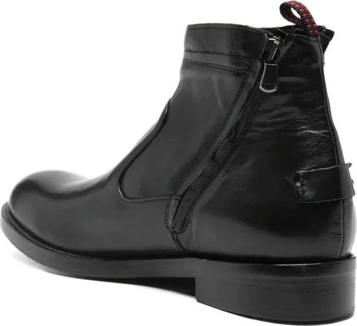Zip-Fastening Leather Boots - Image 3