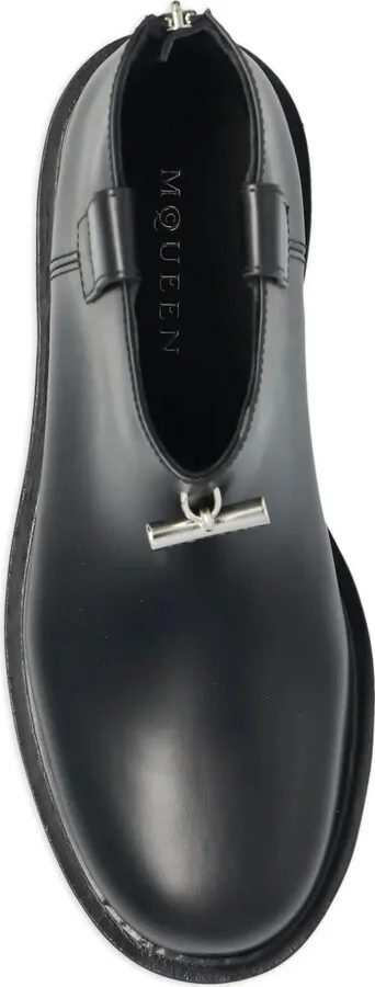 Zip-Fastening Platform Ankle Boots - Image 3