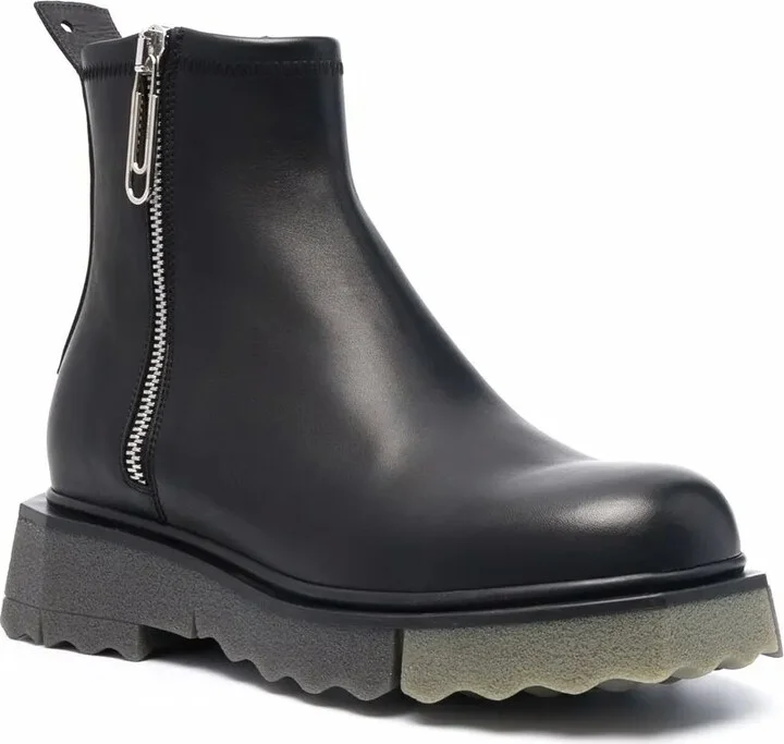 Zip-Fastening Sponge Ankle Boots - Image 2