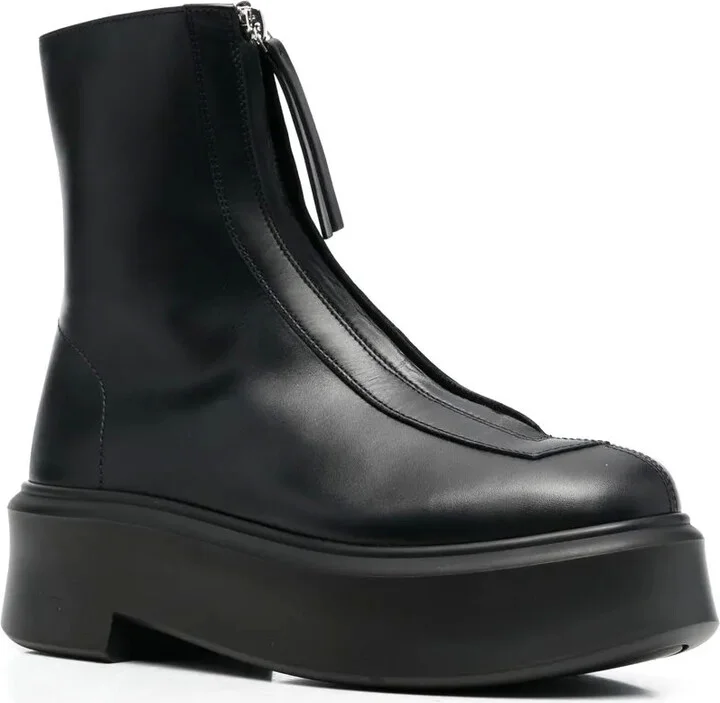 Zip-Front Ankle Boots - Image 2