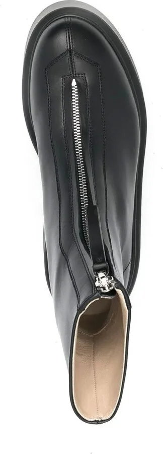 Zip-Front Ankle Boots - Image 4