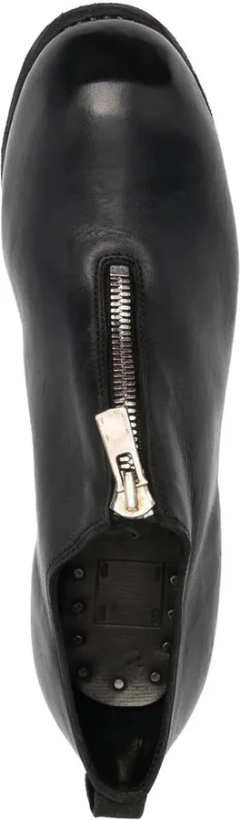 Zip-Front Block-Heel Shoes - Image 4