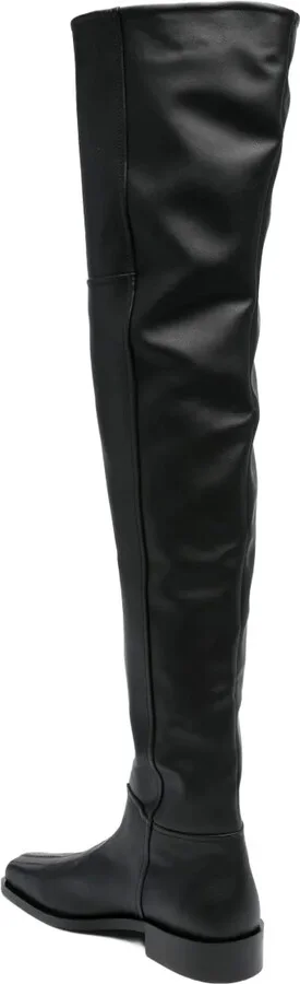 Zip-Front Overknee Boots - Image 3