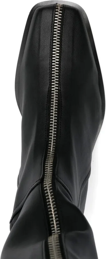 Zip-Front Overknee Boots - Image 4