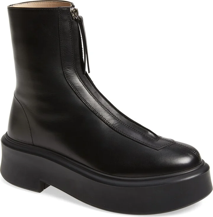 Zip Platform Bootie