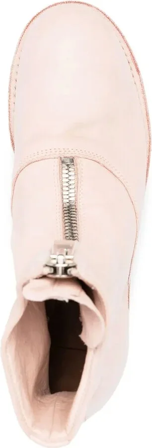 Zip-Up 25mm Heeled Boots - Image 4