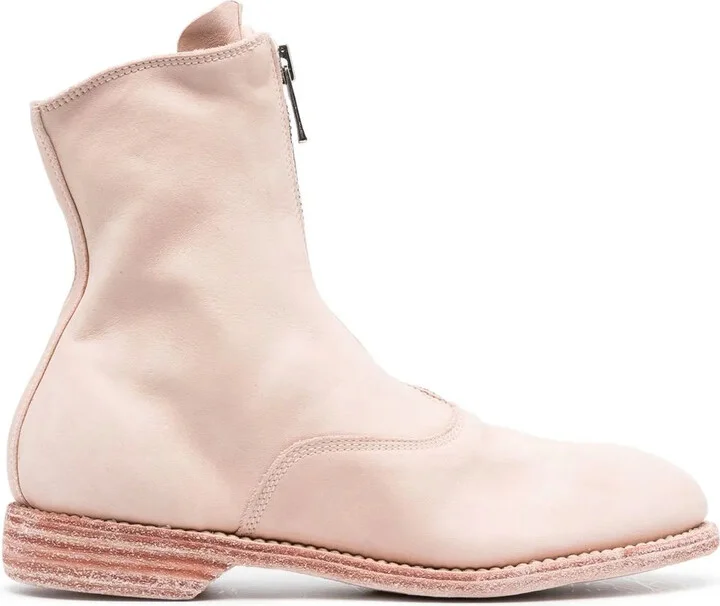 Zip-Up 25mm Heeled Boots