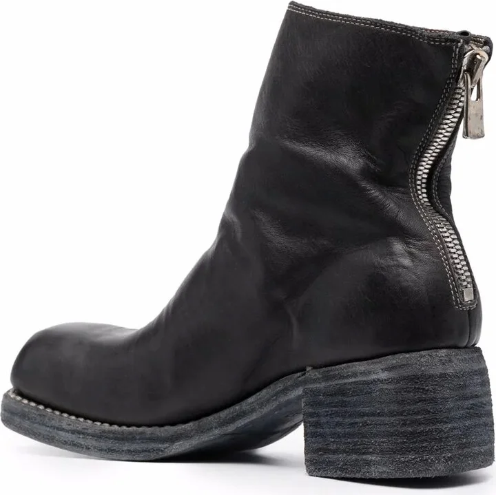 Zip-Up Ankle Boots - Image 3