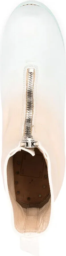 Zip-Up Gradient Ankle Boots - Image 4
