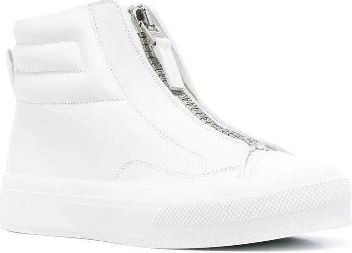 Zip-Up High-Top Sneakers - Image 2