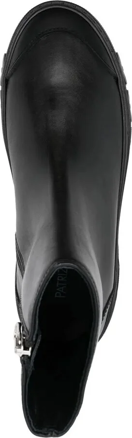 Zip-Up Leather Ankle Boots - Image 4