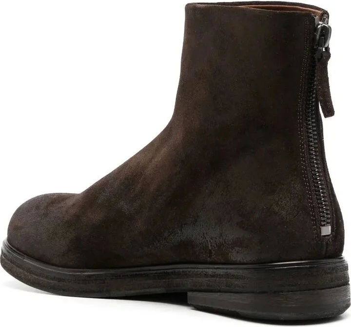 Zip-Up Leather Ankle Boots - Image 2