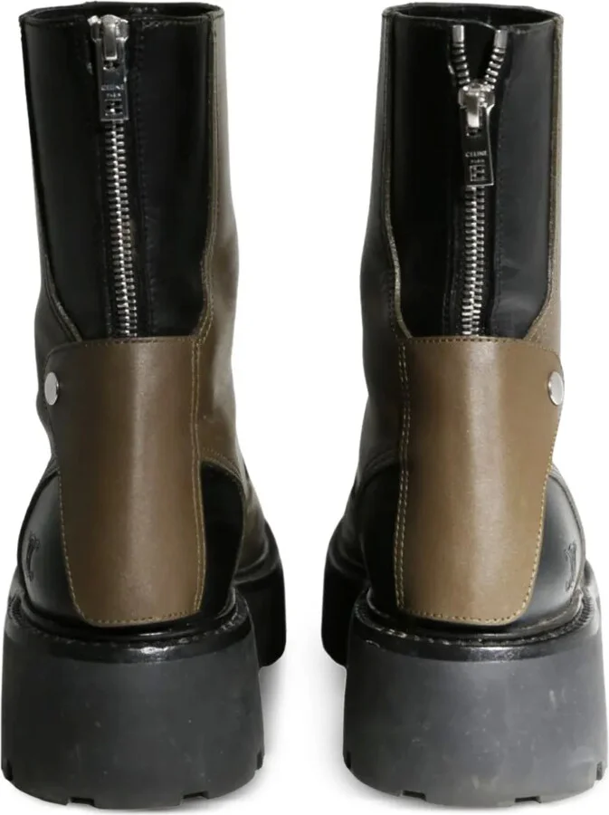 Zip-Up Leather Boots - Image 3