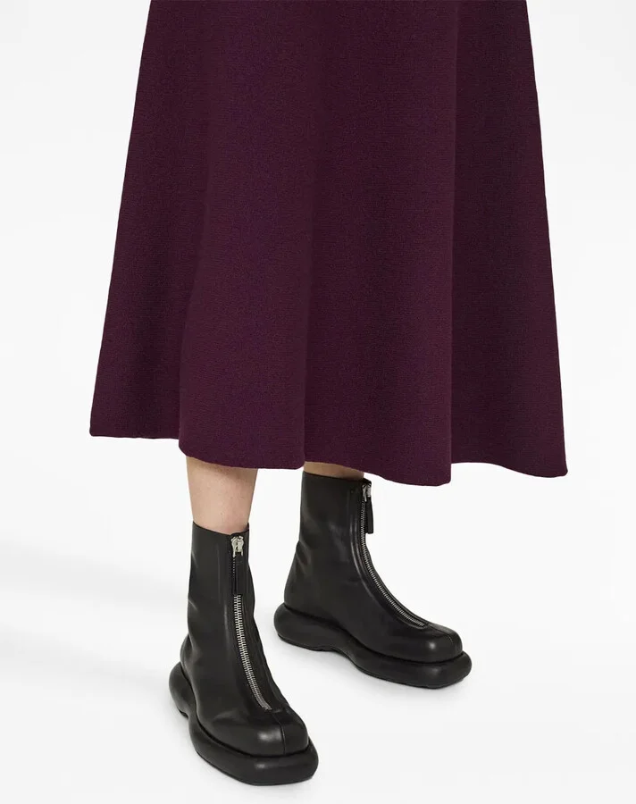 Zip-Up Leather Boots - Image 5