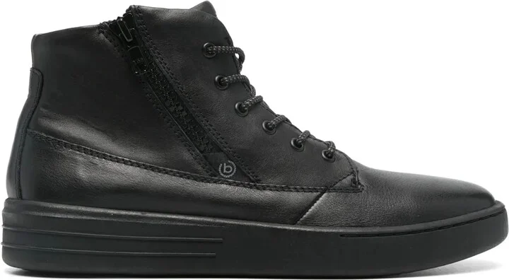 Zip-Up Leather Boots