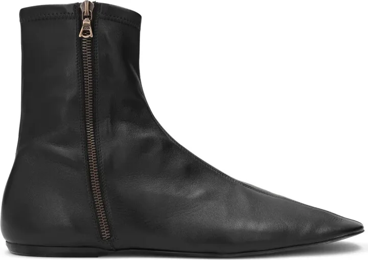 Zipped Ankle Boots