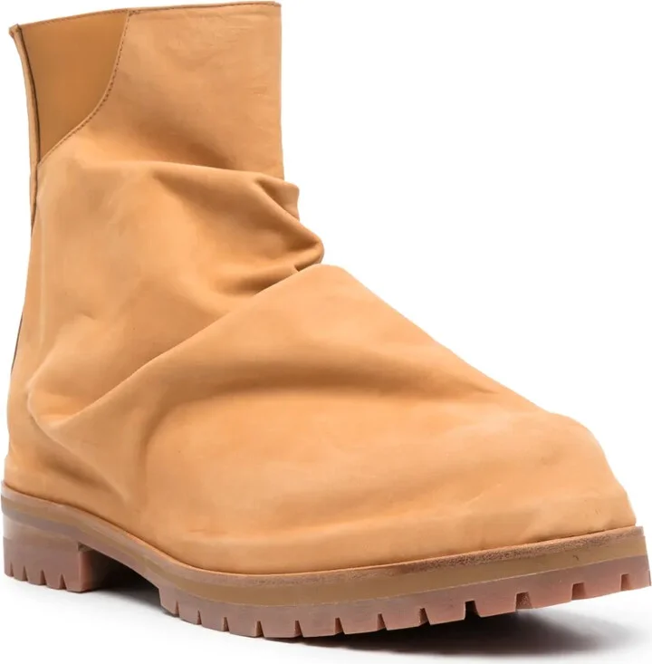 Zipped Leather Ankle Boots - Image 2