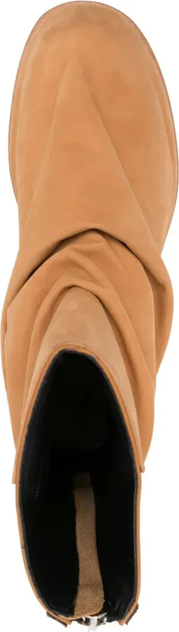 Zipped Leather Ankle Boots - Image 4