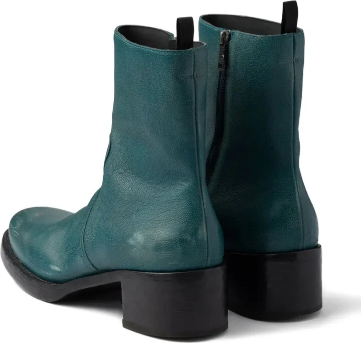 Zipped Leather Boots - Image 3