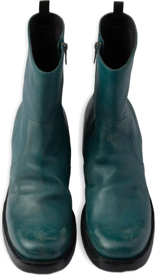 Zipped Leather Boots - Image 4
