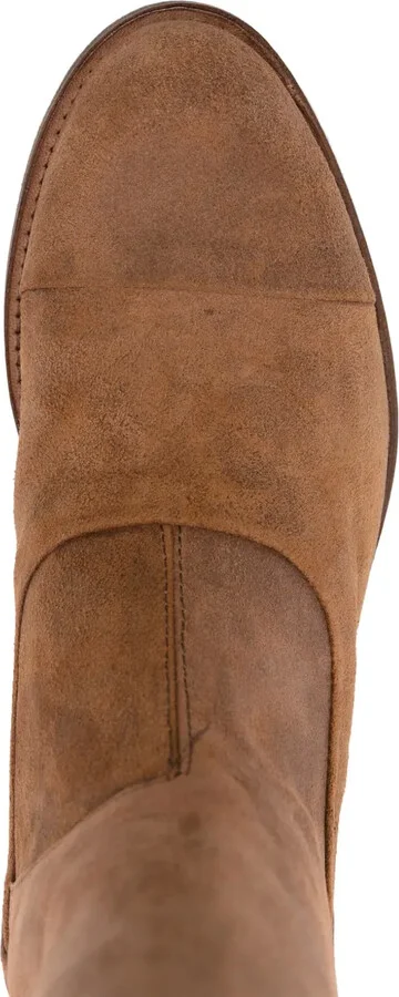 Zipped Leather Knee-Length Boots - Image 4