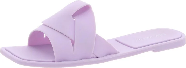 Zippy Womens Woven Rubber Slide Sandals