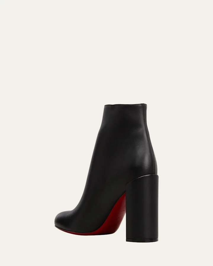 Ziptotal Calfskin Red Sole Booties - Image 7