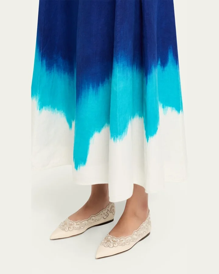 Ziva Leather Ballerina Flats - Image 8