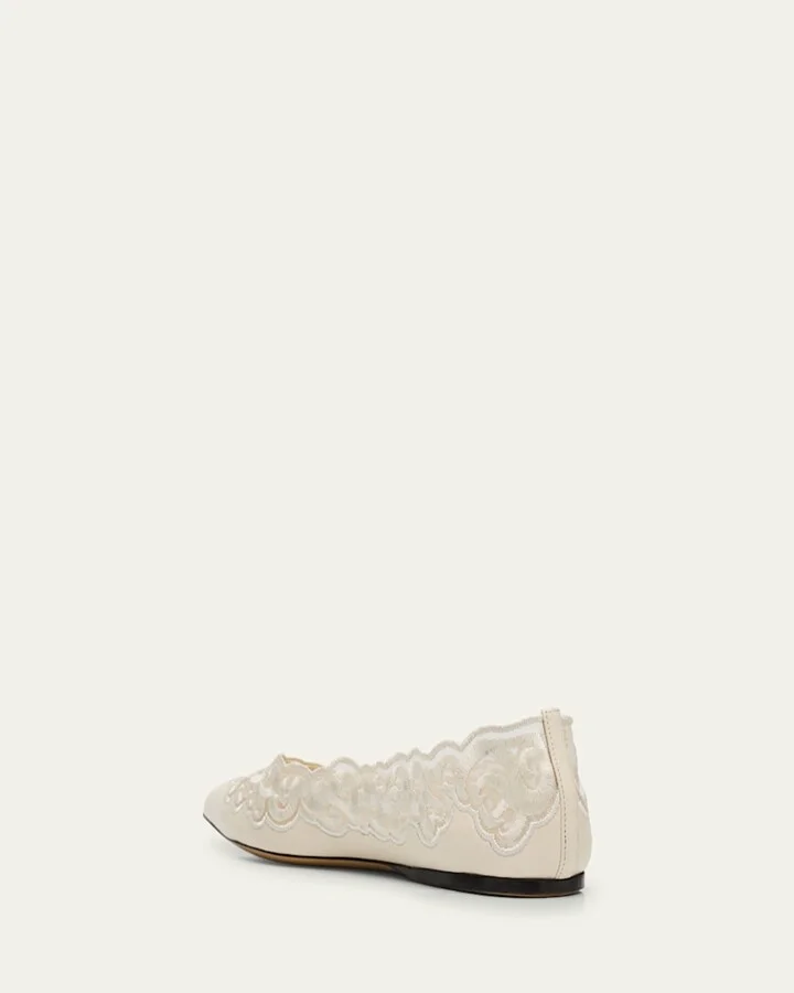 Ziva Leather Ballerina Flats - Image 10