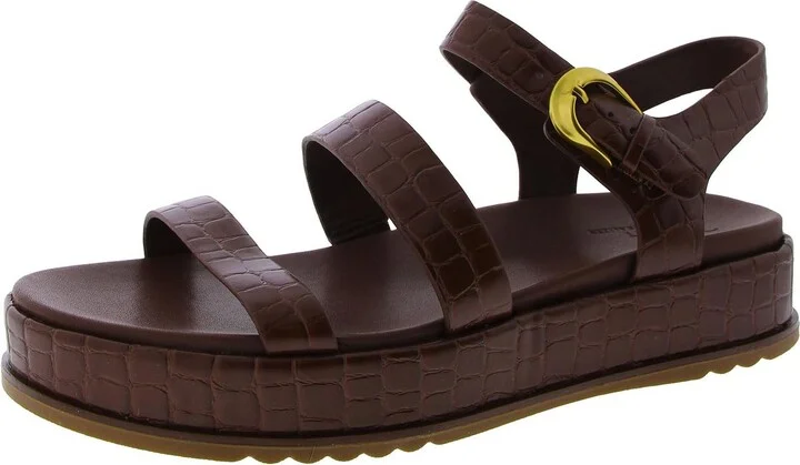 ZIZI Womens Faux Leather Round toe Ankle Strap