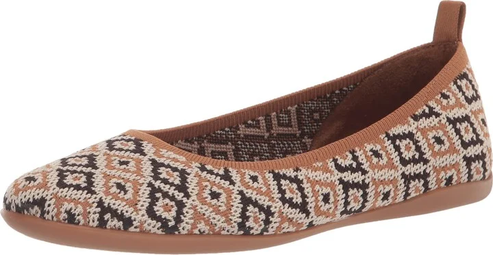 ZODIAC Womens Caitlin Washable Knit Flat Multi Tan 8 M