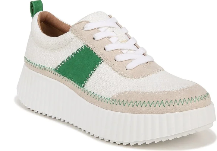 Green and White Fabric