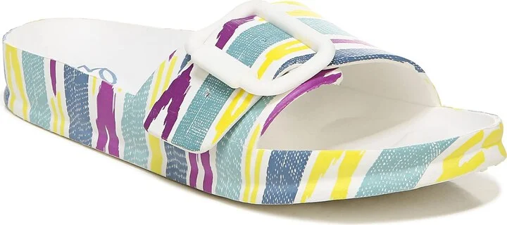 ZODIAC Womens Desert Slides White Multi 9 M