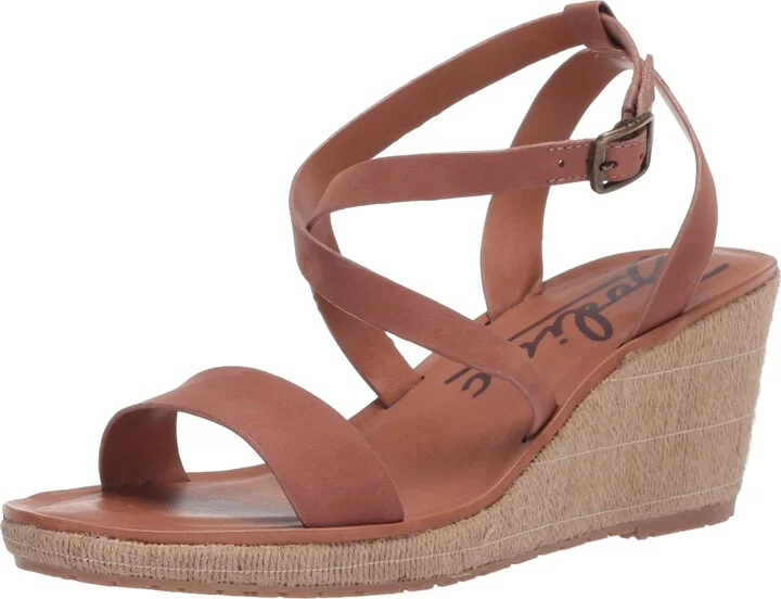 ZODIAC Womens Emilia Rust Ankle Straps 6.5 M