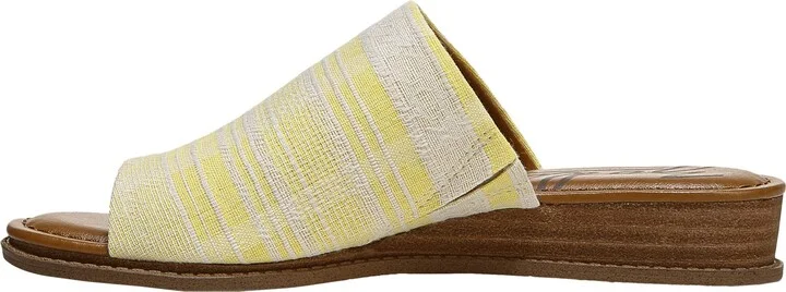 ZODIAC Womens Giada Slide Sandal Lemon Multi 5.5 M