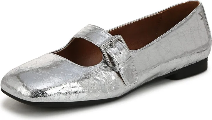 ZODIAC Womens Indira Slip On Loafer Flat Silver 8.5 M