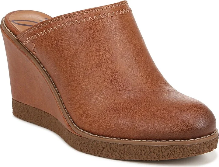 ZODIAC Women's Isa Wedge Fashion Mule Cognac Brown 10 M