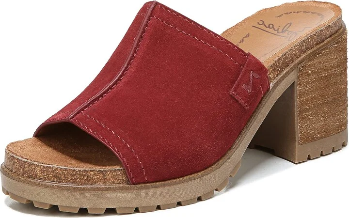 ZODIAC Womens Lissa Slide Sandal Cherry 5 M