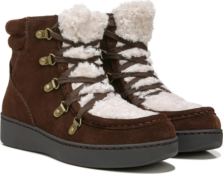 ZODIAC Womens Pierson Ankle Boot Chocolate 6 M
