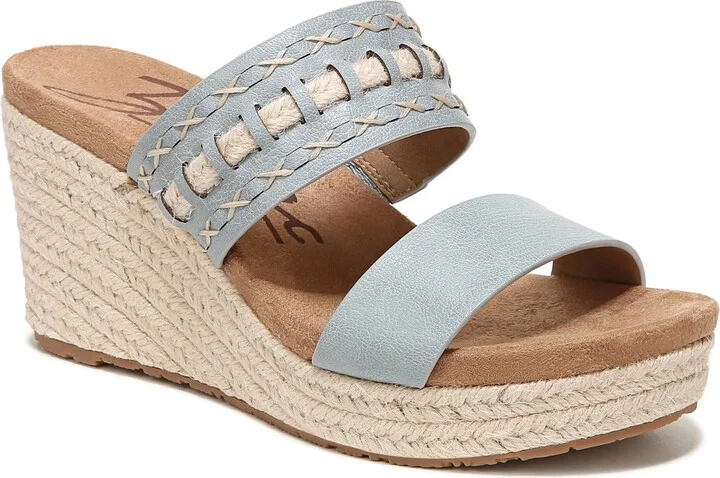 ZODIAC Womens Poppy Wedge Espadrille Fresh Blue 11 M