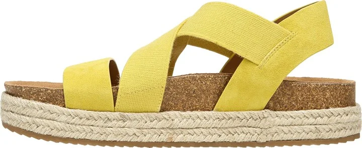 ZODIAC Womens Savannah Sandal Lemon 6 M