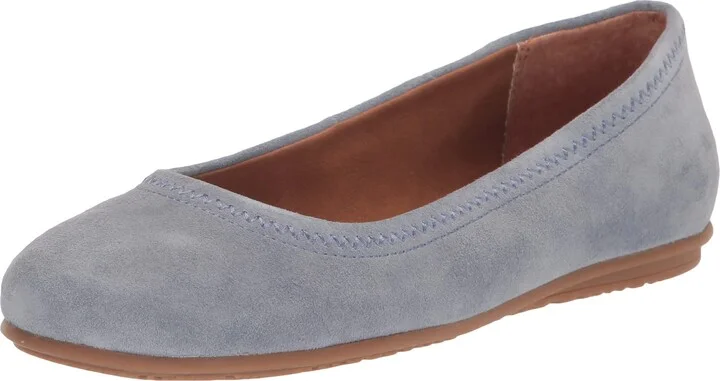 Washed Denim Blue Suede
