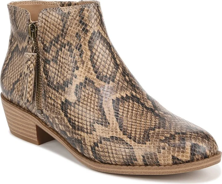 ZODIAC Womens Val-Western Booties Desert Snake Multi 8 M