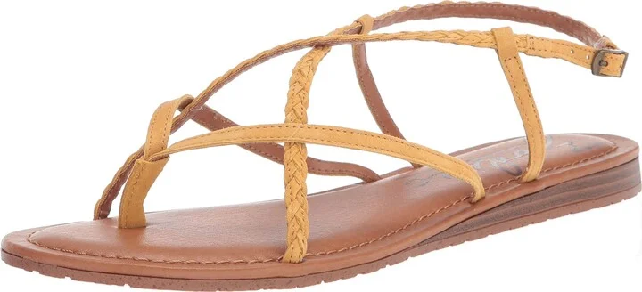 ZODIAC Womens Yovana Yellow Thongs 10 M