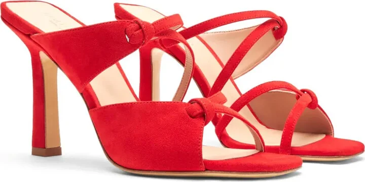 Zoe 100mm suede mules - Image 2
