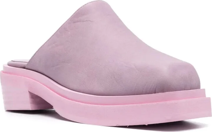 Zoe 55mm leather mules - Image 2